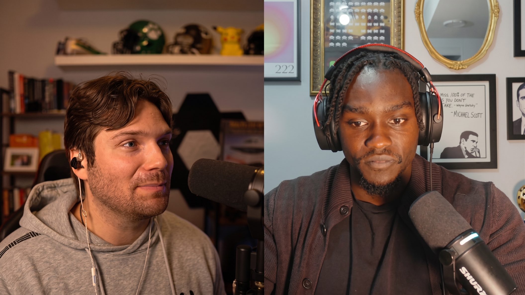Ben Leavitt and Keith D recording Memes & Markets